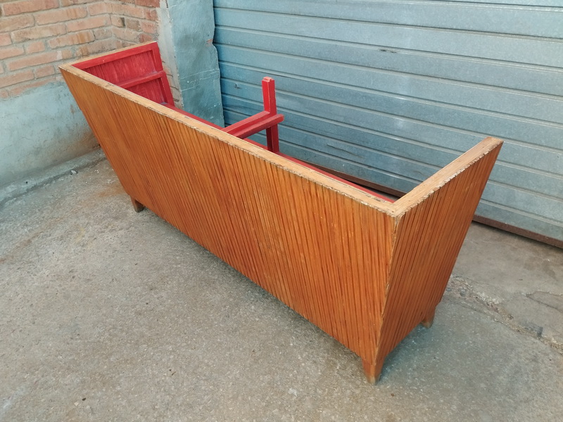 mostrador comercio madera 84x185x54.5 1u